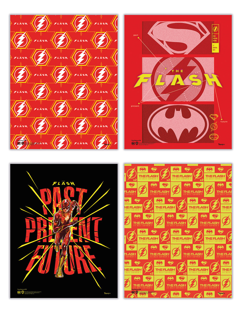 The Flash (Past Present Future) TrendyPrint™ Wall Art Set TP08100013