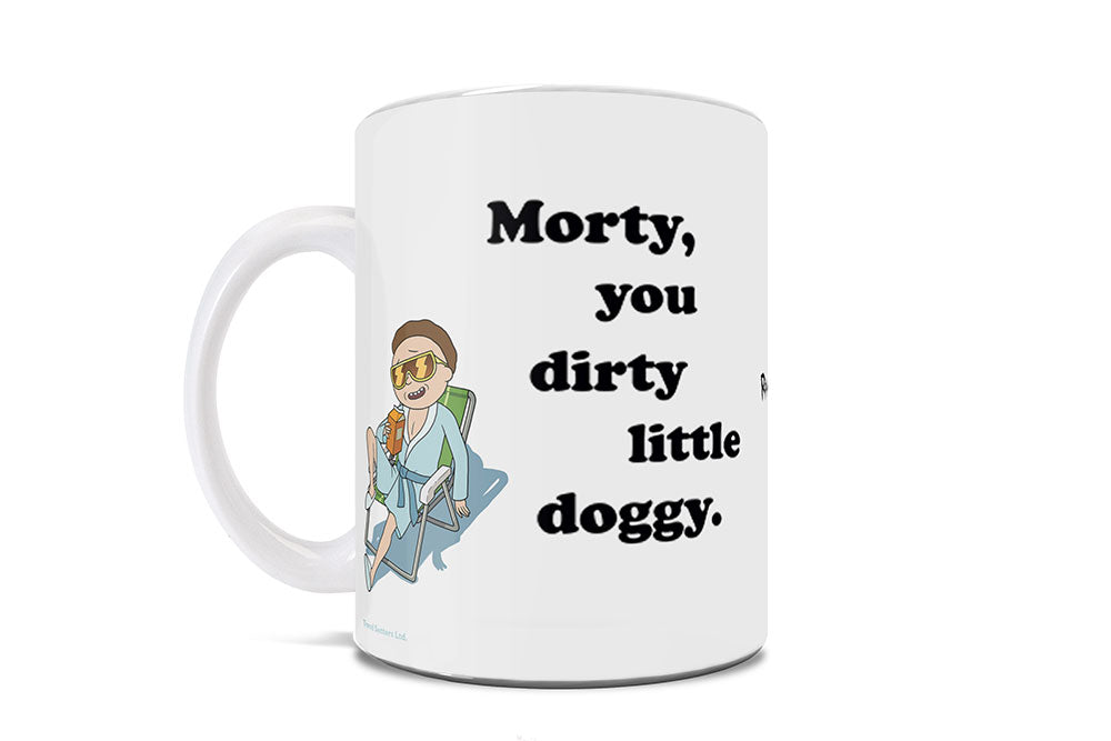 Rick and Morty (Dirty Little Doggy) 11 oz Ceramic Mug WMUG1349