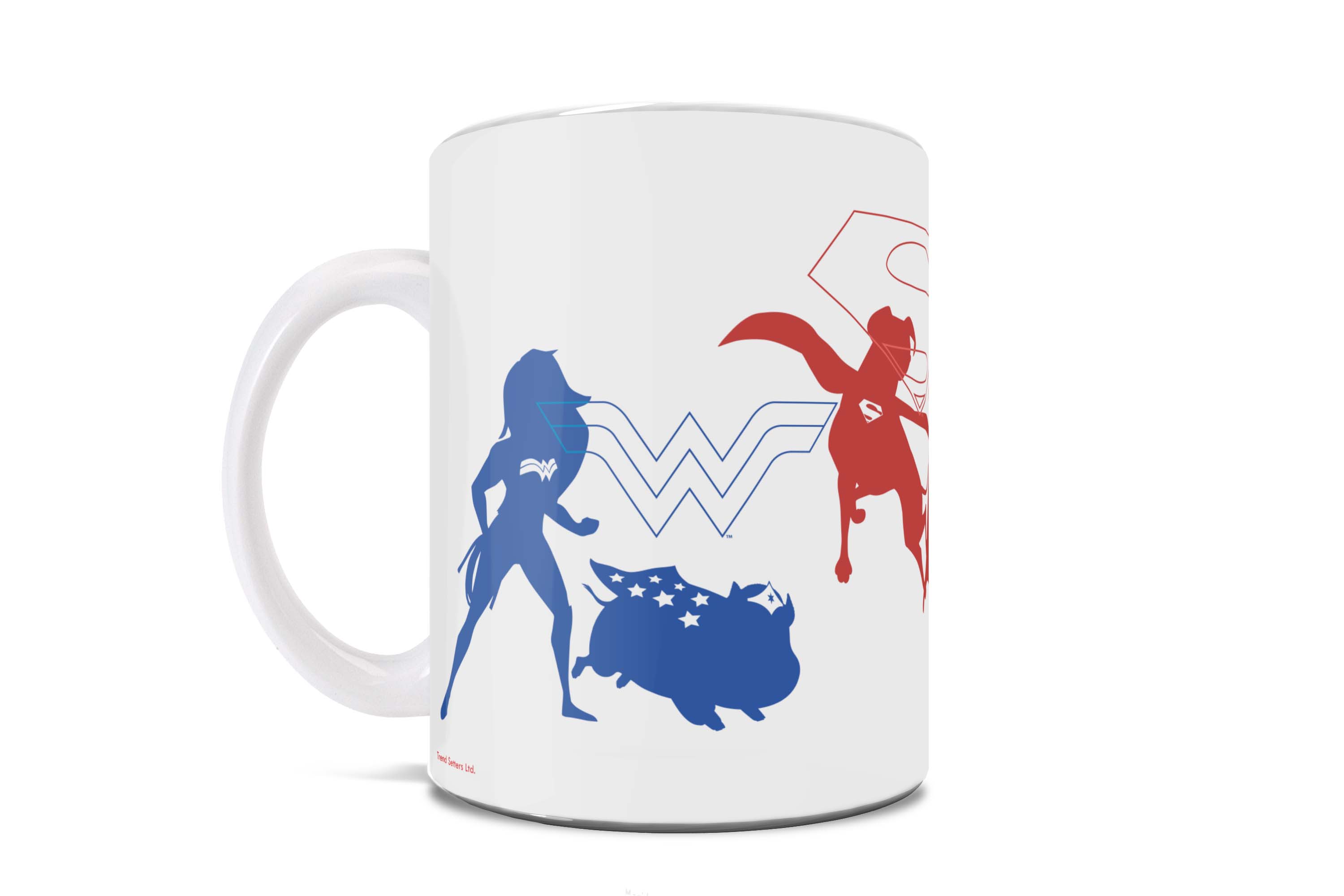 DC League of Super-Pets (Wonder Woman Superman Batman) 11 oz Ceramic Mug WMUG1405
