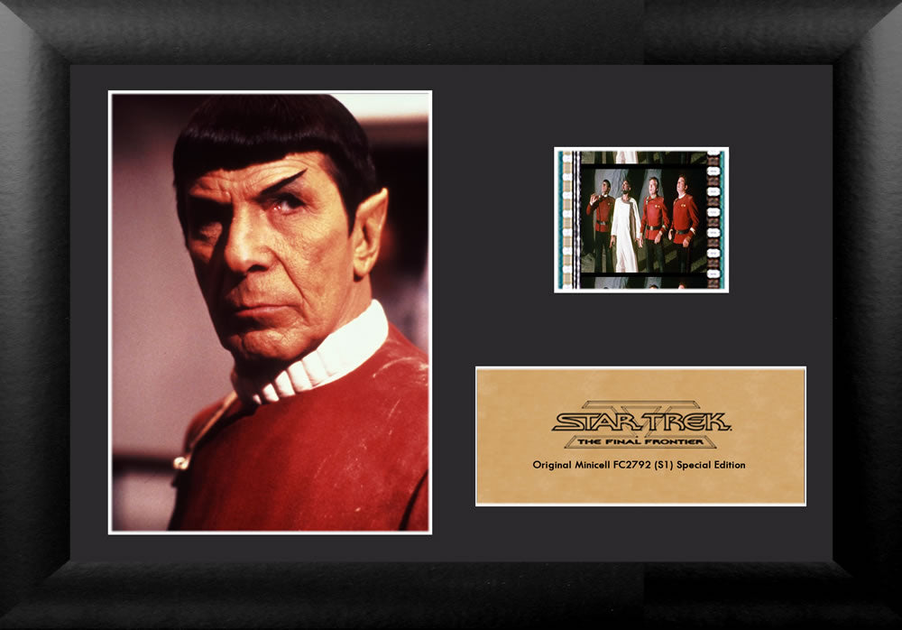 Star Trek V: The Final Frontier (Spock) Minicell FilmCells Framed Desktop Presentation USFC2792