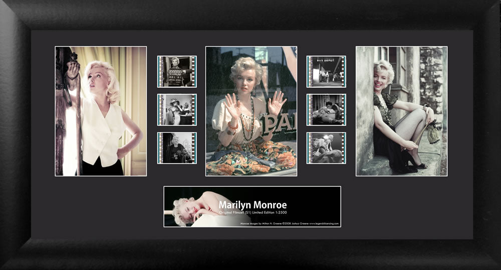 Marilyn Monroe (S1) Limited Edition Trio Framed FilmCells Presentation USFC5054