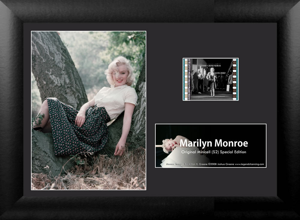 Marilyn Monroe (Polka Dot Dress) Minicell FilmCells Framed Desktop Presentation USFC5059