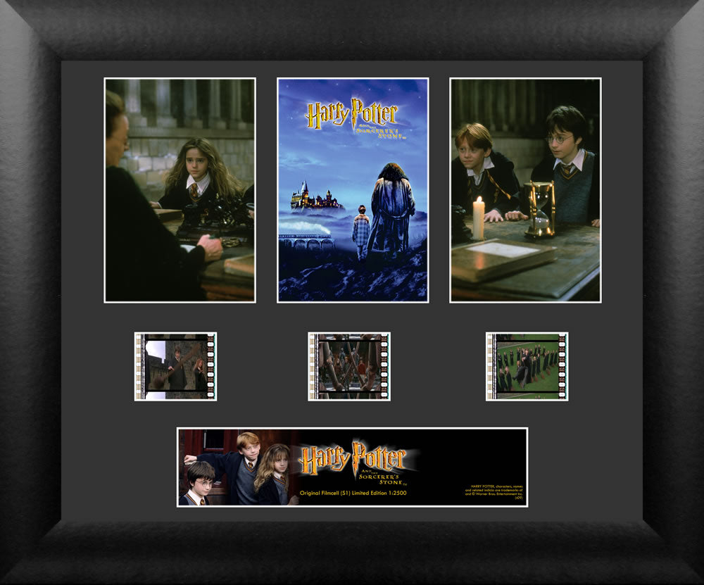 Harry Potter and the Sorcerers Stone (S1) Limited Edition 3 Cell Standard FilmCells Wall Art Presentation USFC5063