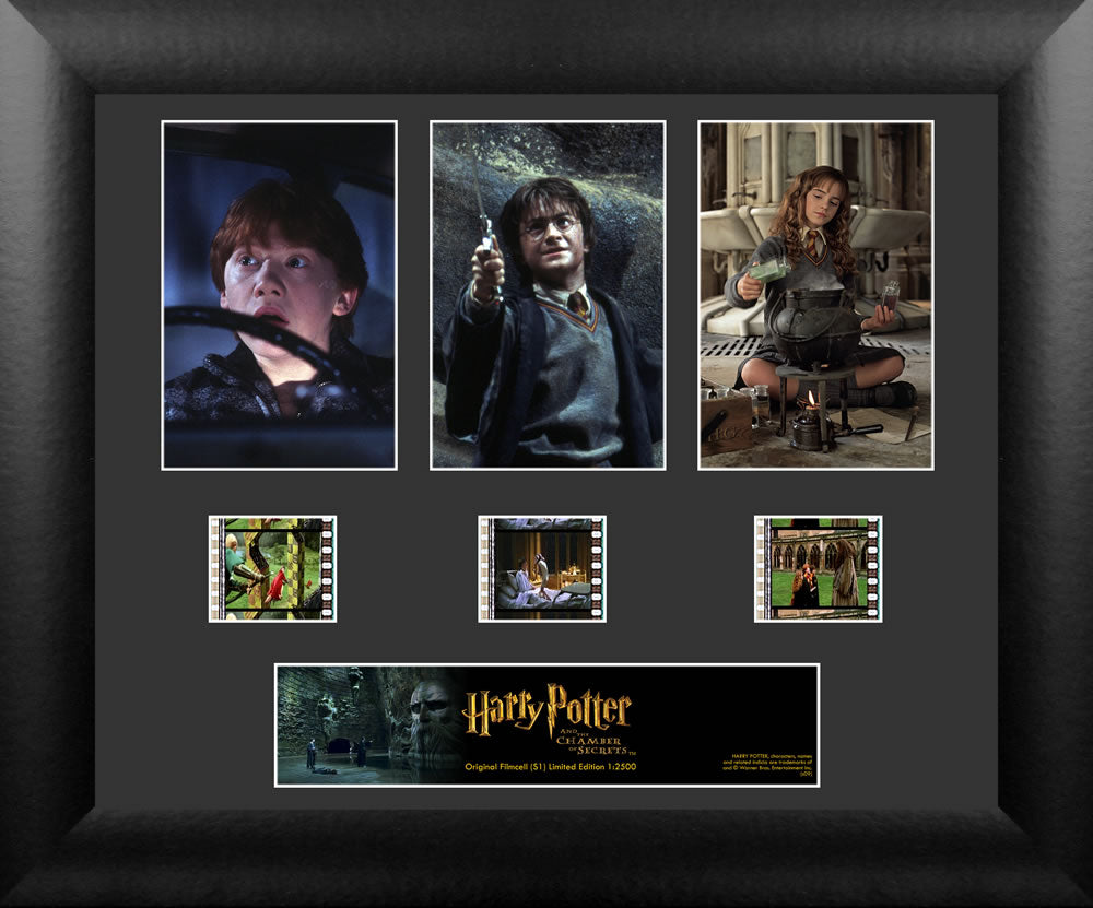 Harry Potter and the Chamber of Secrets (S1) Limited Edition 3 Cell Standard FilmCells Wall Art Presentation USFC5066