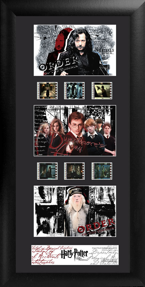 Harry Potter and the Order of the Phoenix (S1) Limited Edition Trio Framed FilmCells Presentation USFC5143