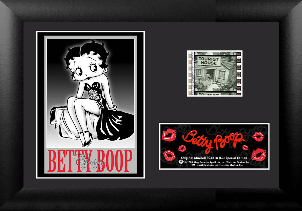 Betty Boop (Black and White Gown) Minicell FilmCells Framed Desktop Presentation USFC5318