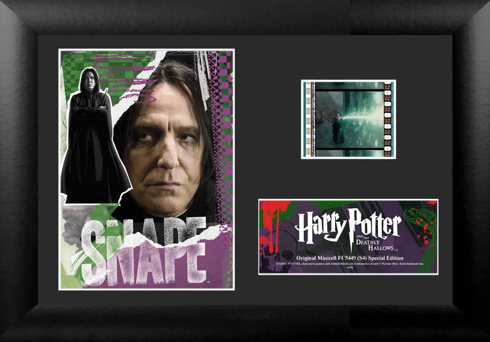 Harry Potter and the Deathly Hallows (Severus Snape) Minicell FilmCells Framed Desktop Presentation USFC5449