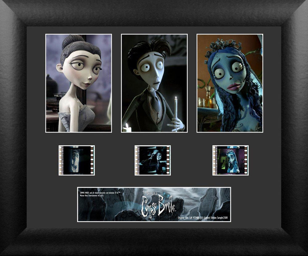 Corpse Bride (S1) Limited Edition 3 Cell Standard FilmCells Wall Art PresentationUSFC5489