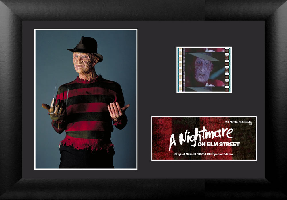 A Nightmare On Elm Street (Freddy) Minicell FilmCells Framed Desktop Presentation USFC5514