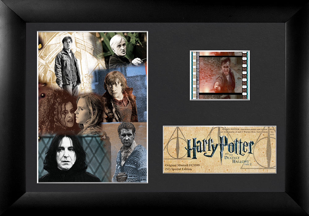Harry Potter and the Deathly Hallows: Part 2 (Character Collage) Minicell FilmCells Framed Desktop Presentation USFC5599