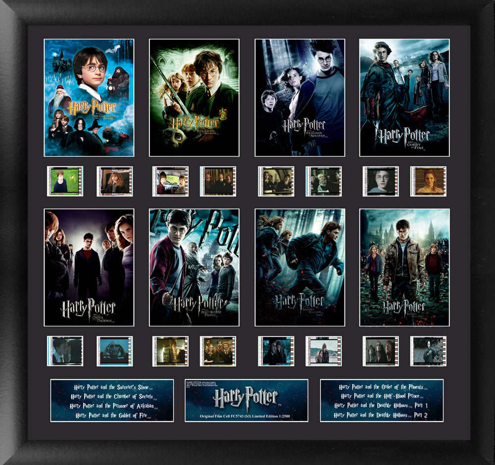 Harry Potter 1-7 Finale (S3) FilmCells Presentation Limited Edition Mixed Montage Wall Art USFC5743