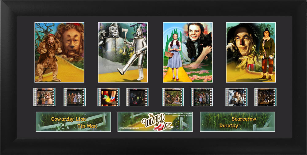 The Wizard of Oz (S1) Quad FilmCells Framed Presentation USFC5780