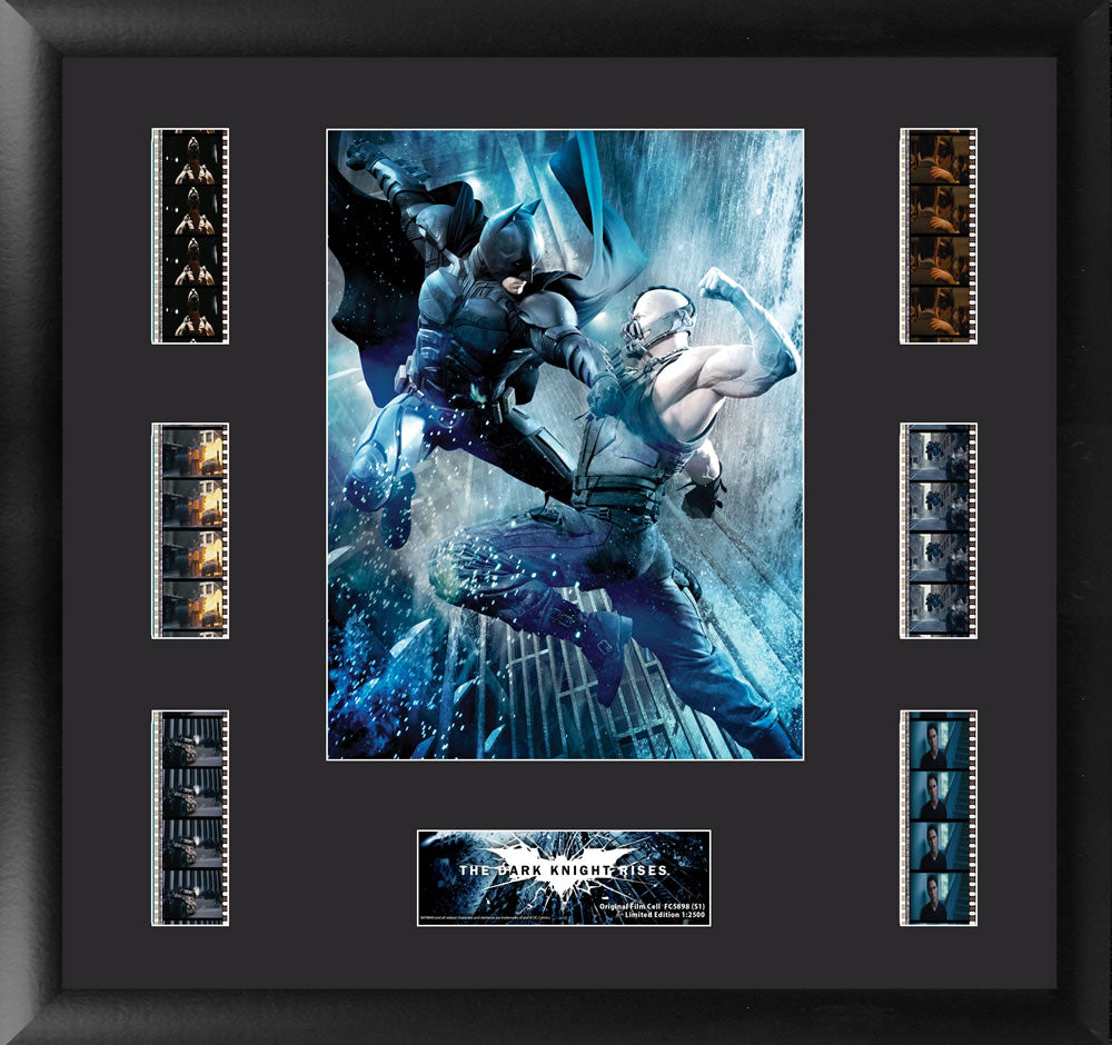 Batman: The Dark Knight Rises (Batman vs Bane) FilmCells Presentation Limited Edition Montage Wall Art USFC5898