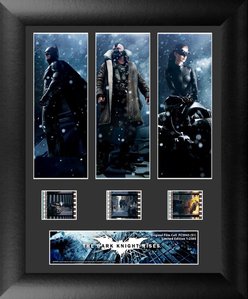 The Dark Knight Rises (S1) Limited Edition 3 Cell Standard FilmCells Wall Art Presentation USFC5945