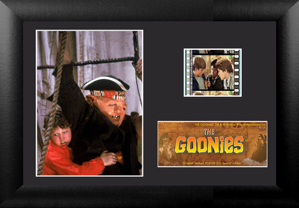 The Goonies (Sloth and Chunk) Minicell FilmCells Framed Desktop Presentation USFC6142
