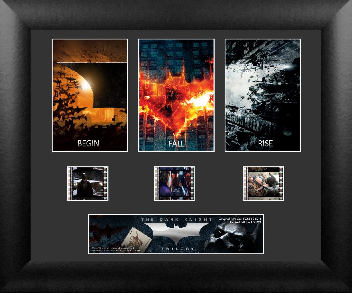 Batman The Dark Knight Trilogy (S1) Limited Edition 3 Cell Standard FilmCells Wall Art Presentation USFC6152