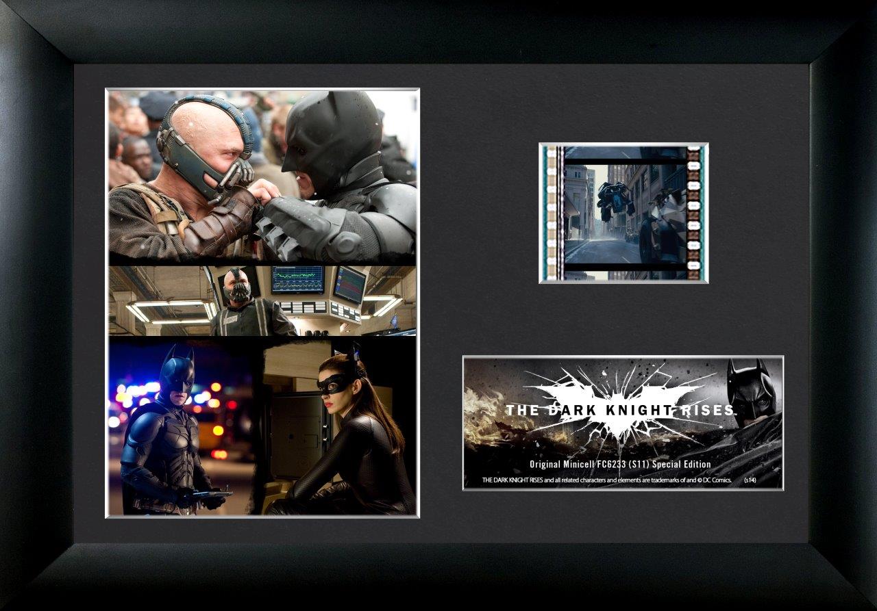 Batman: The Dark Knight Rises (Character Collage) Minicell FilmCells Framed Desktop Presentation USFC6233