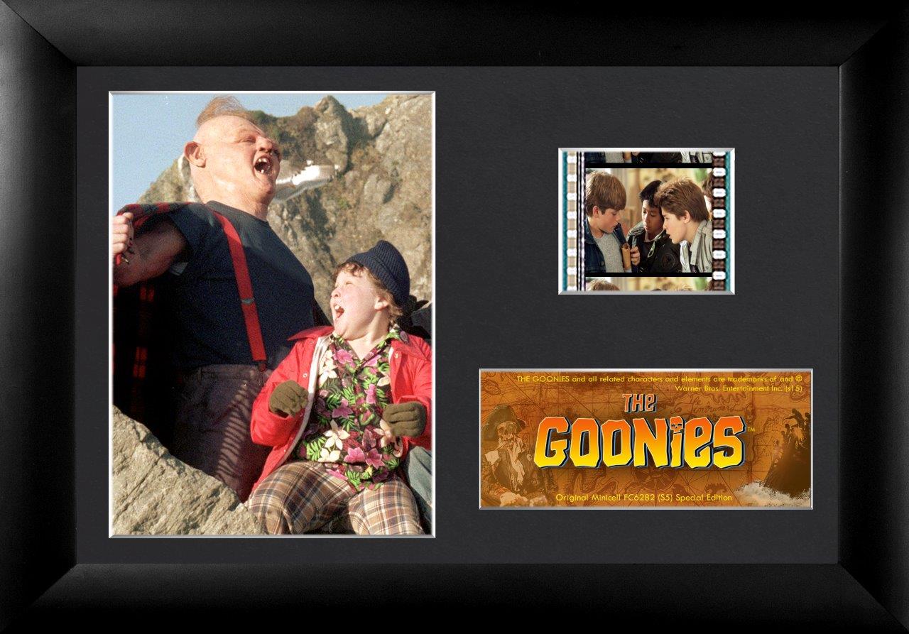 The Goonies (Sloth and Chunk) Minicell FilmCells Framed Desktop Presentation USFC6282