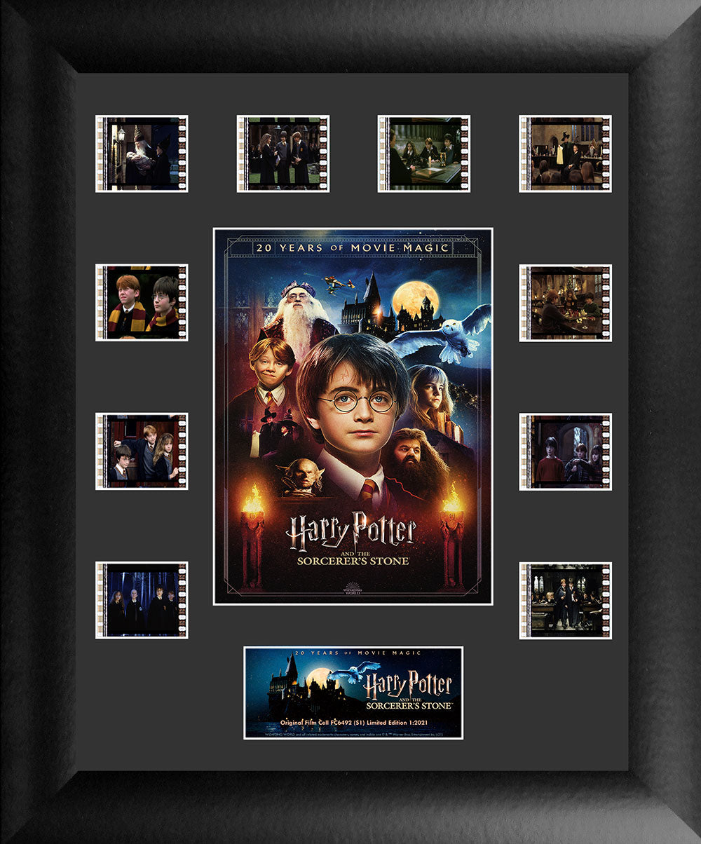 Harry Potter and the Sorcerers Stone 20th Anniversary (S1) Limited Edition Mini Montage Framed FilmCells Presentation USFC6492