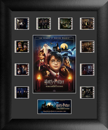 Harry Potter and the Sorcerers Stone 20th Anniversary (S1) Limited Edition Mini Montage Framed FilmCells Presentation USFC6492