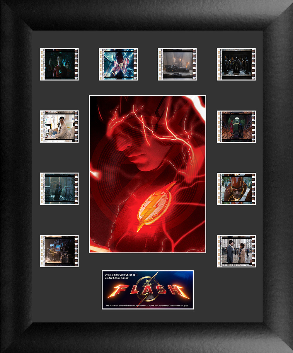 The Flash Movie (S1) Limited Edition Mini Montage Framed FilmCells Presentation USFC6536
