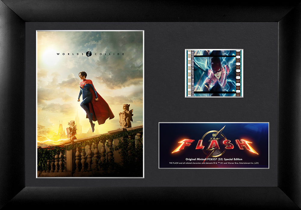 The Flash Movie (Supergirl) Minicell FilmCells Framed Desktop Presentation USFC6557