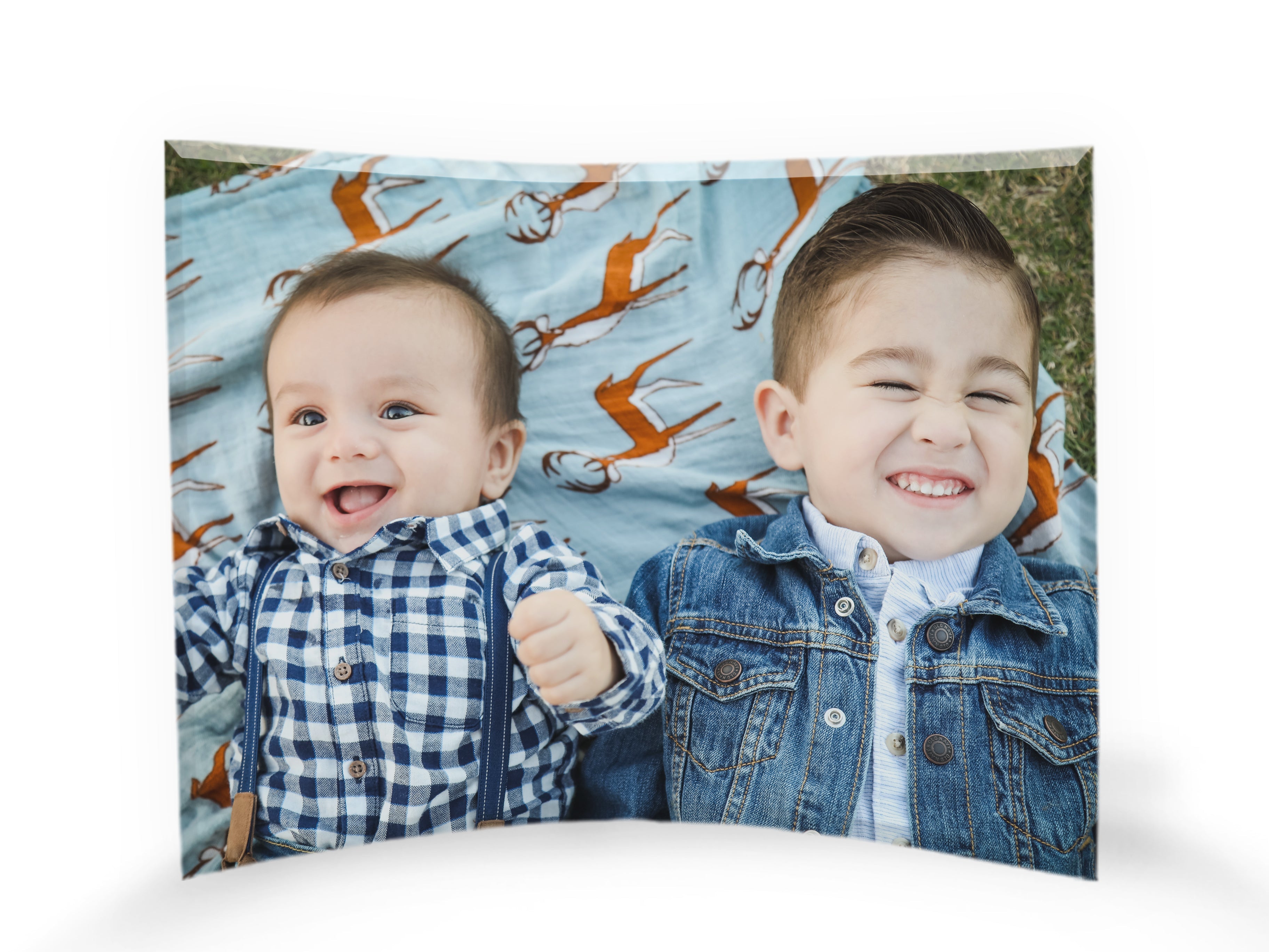 10" x 7" StarFire Prints Curved Glass Print - Upload your image!