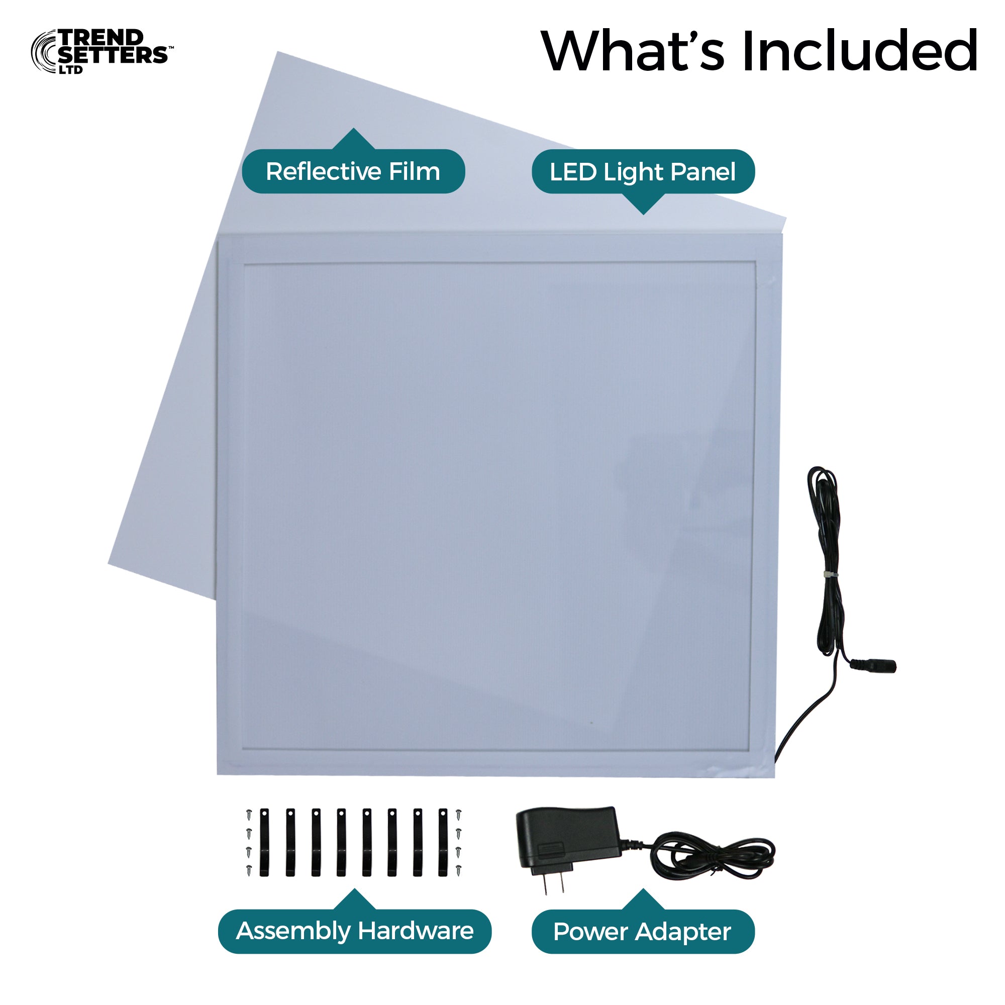 16" x 16" LED Light Panel - Fits 20" x 19" FilmCells Presentations (Montage size) LPNL1616