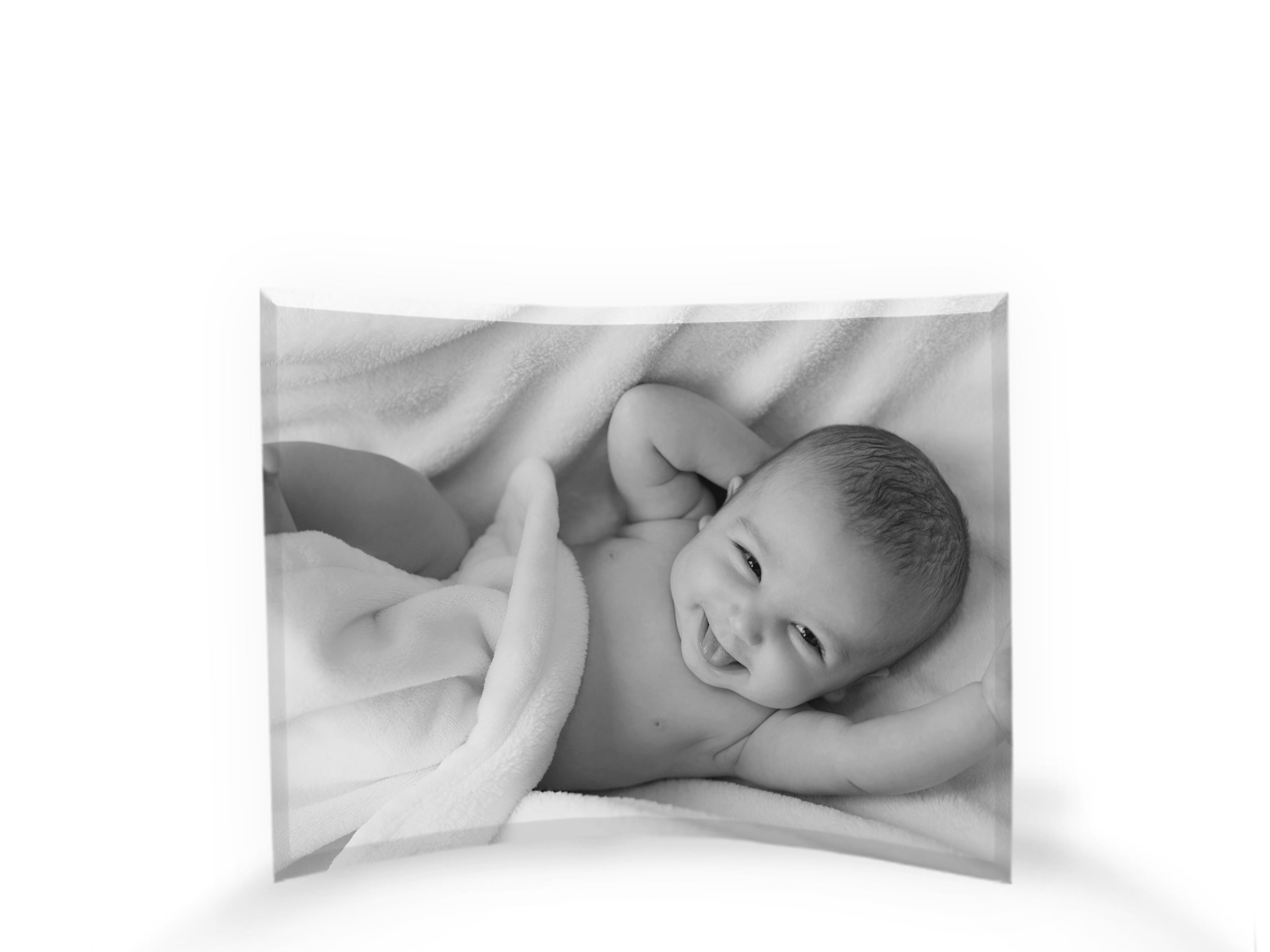 7" x 5" StarFire Prints Curved Glass Print - Upload your image!