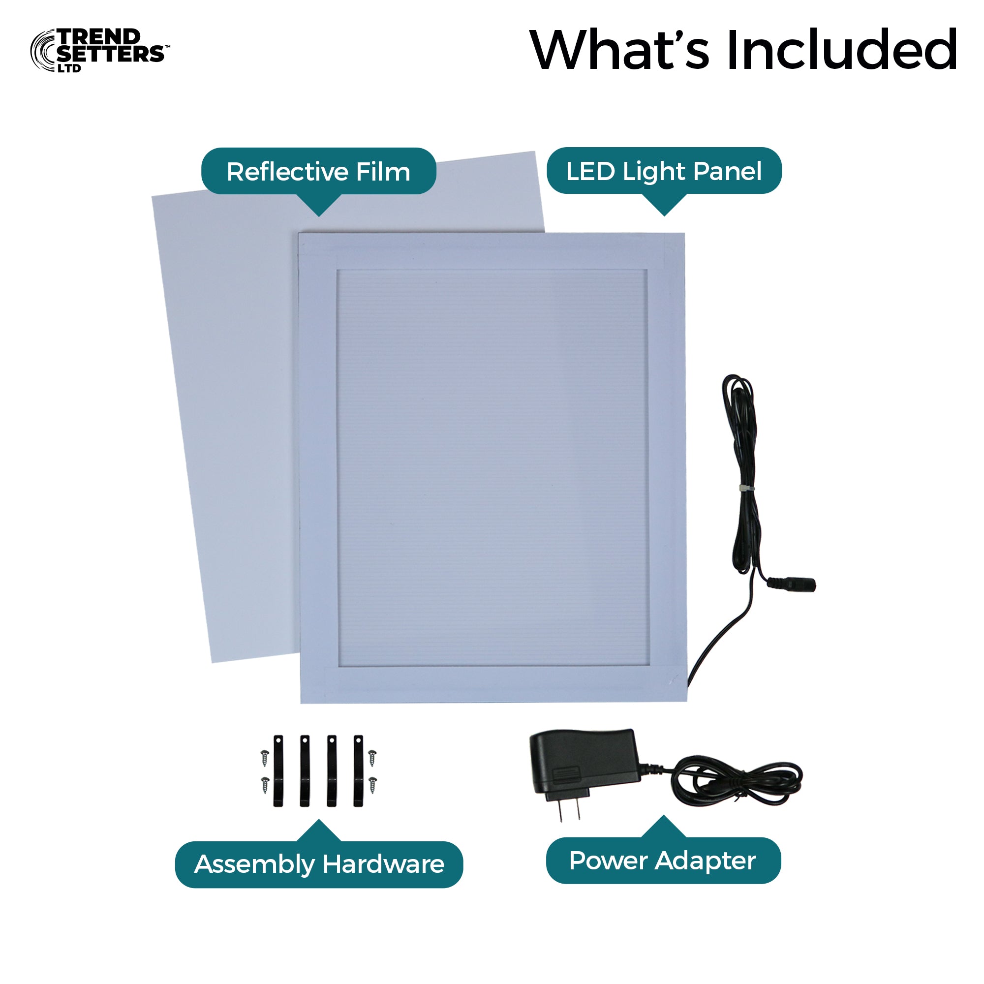 8" x 10" LED Light Panel - Fits 13" x 11" FilmCells Presentations (Single, Double, Mini Montage, 3 Cell) LPNL0810