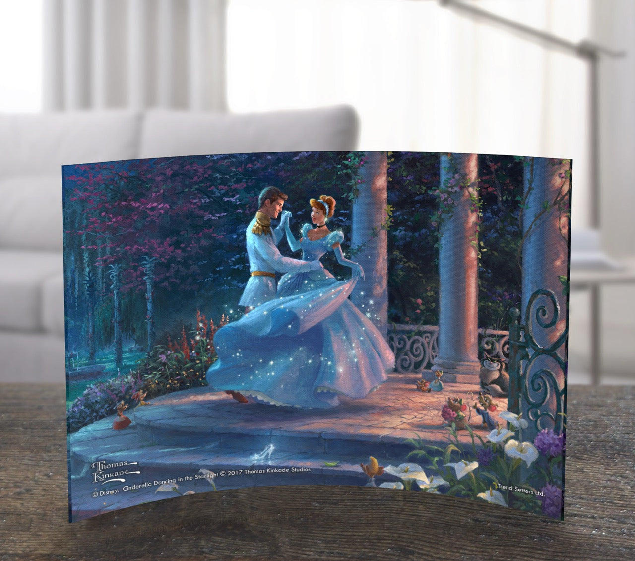 Disney (Cinderella Dancing in the Starlight) 7” x 5” Curved Acrylic Print ACP0705CUR166