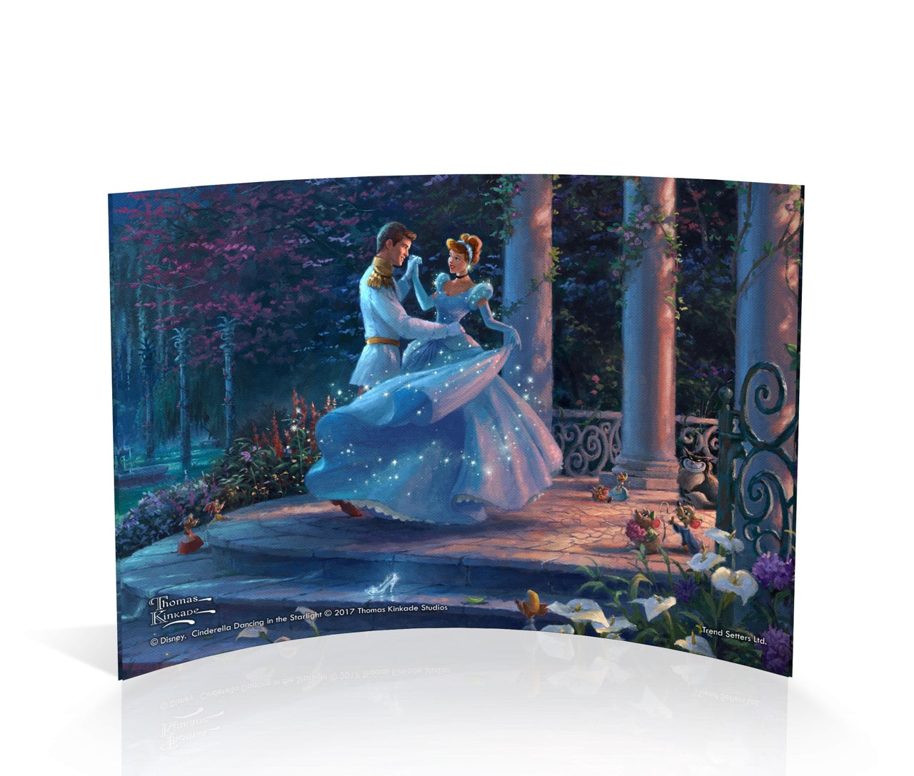 Disney (Cinderella Dancing in the Starlight) 7” x 5” Curved Acrylic Print ACP0705CUR166