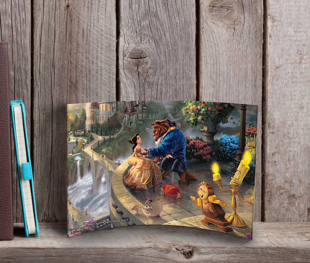 Disney (Beauty and the Beast Falling in Love) 7” x 5” Curved Acrylic Print ACP0705CUR167