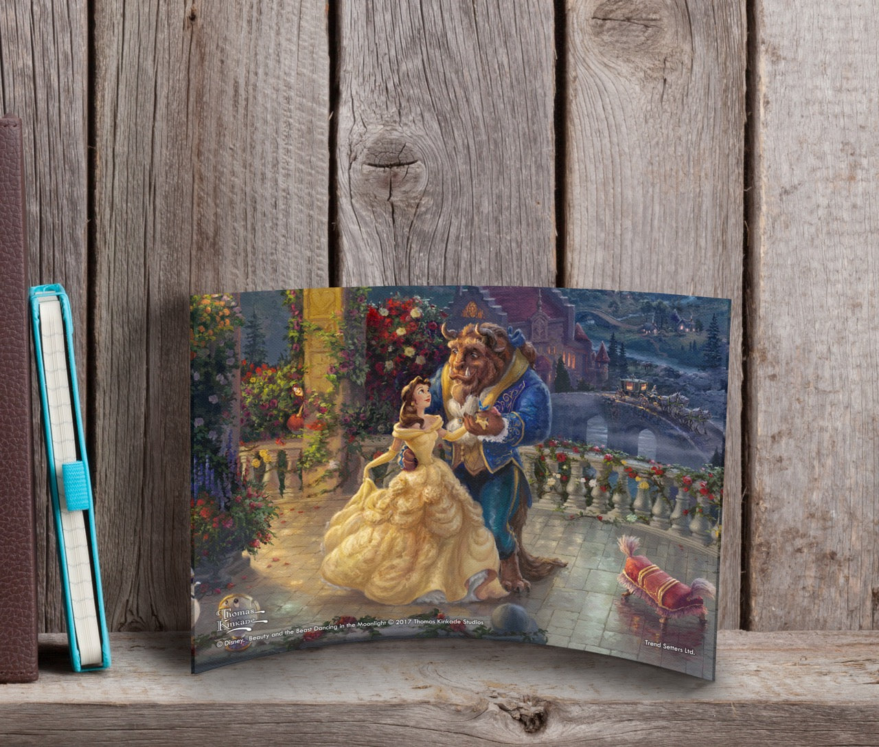 Disney (Beauty and the Beast Dancing in the Moonlight) 7” x 5” Curved Acrylic Print ACP0705CUR168