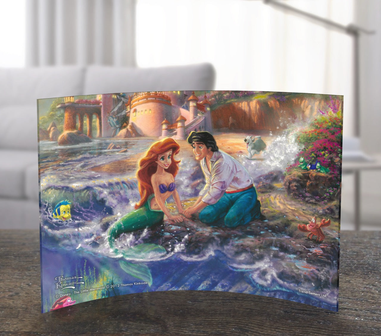 Disney (The Little Mermaid) 7” x 5” Curved Acrylic Print ACP0705CUR171