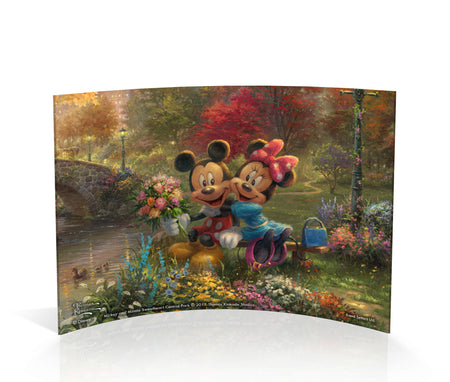 Disney (Mickey and Minnie Sweetheart Central Park) 7" x 5" Curved Acrylic Print ACP0705CUR315