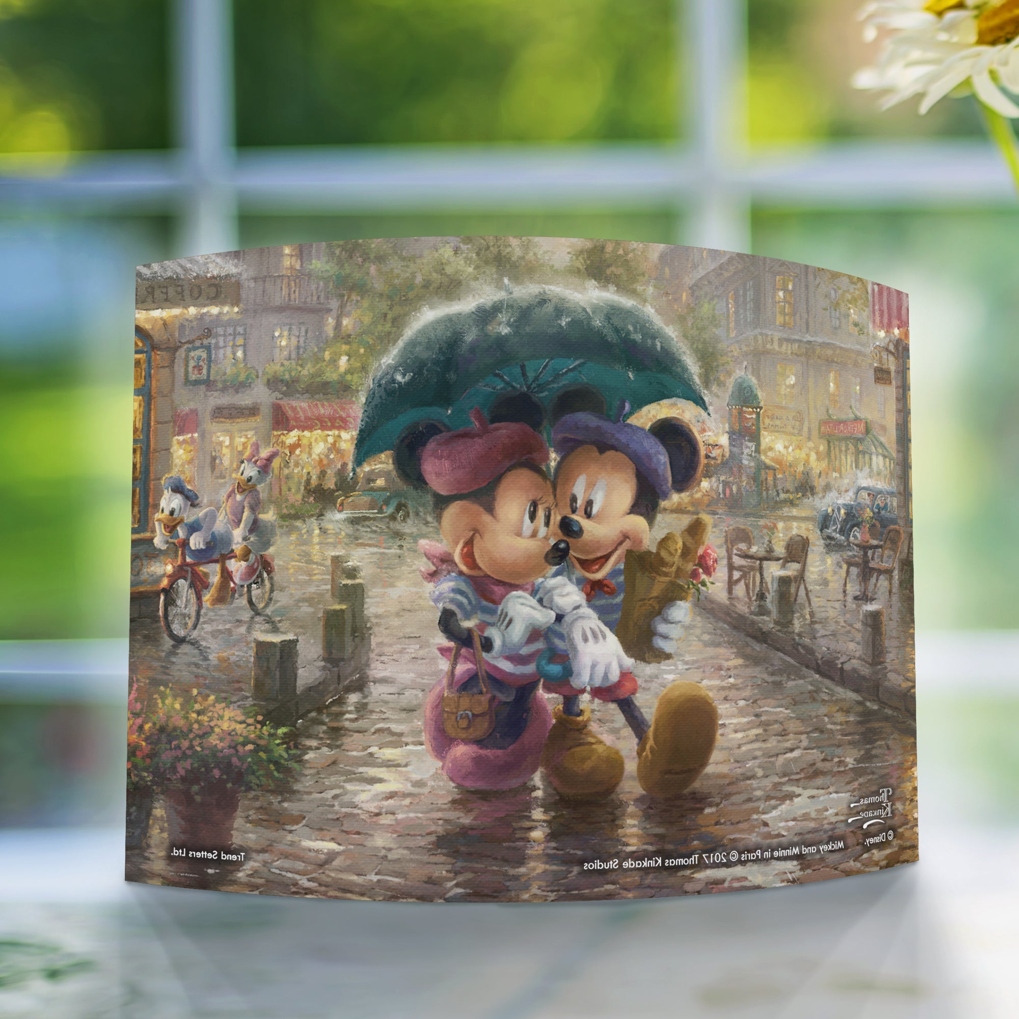 Disney (Mickey and Minnie in Paris) 7" x 5" Curved Acrylic Print ACP0705CUR316