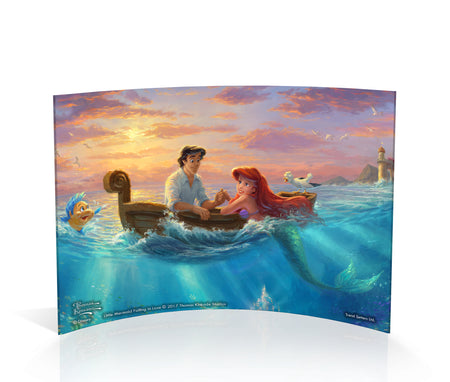 Disney (Little Mermaid Falling in Love) 7" x 5" Curved Acrylic Print ACP0705CUR317