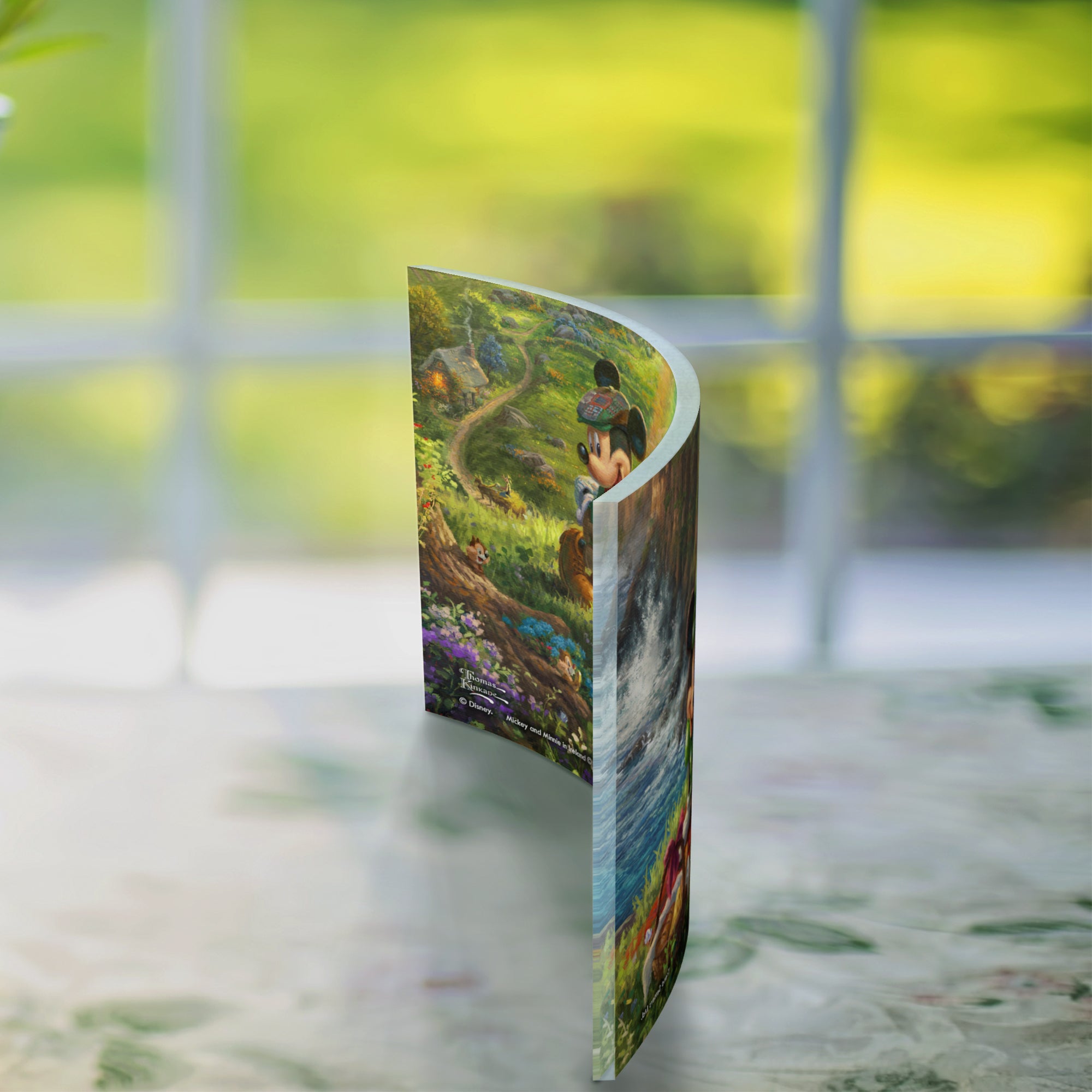 Disney (Mickey and Minnie in Ireland) 7" x 5" Curved Acrylic Print ACP0705CUR321