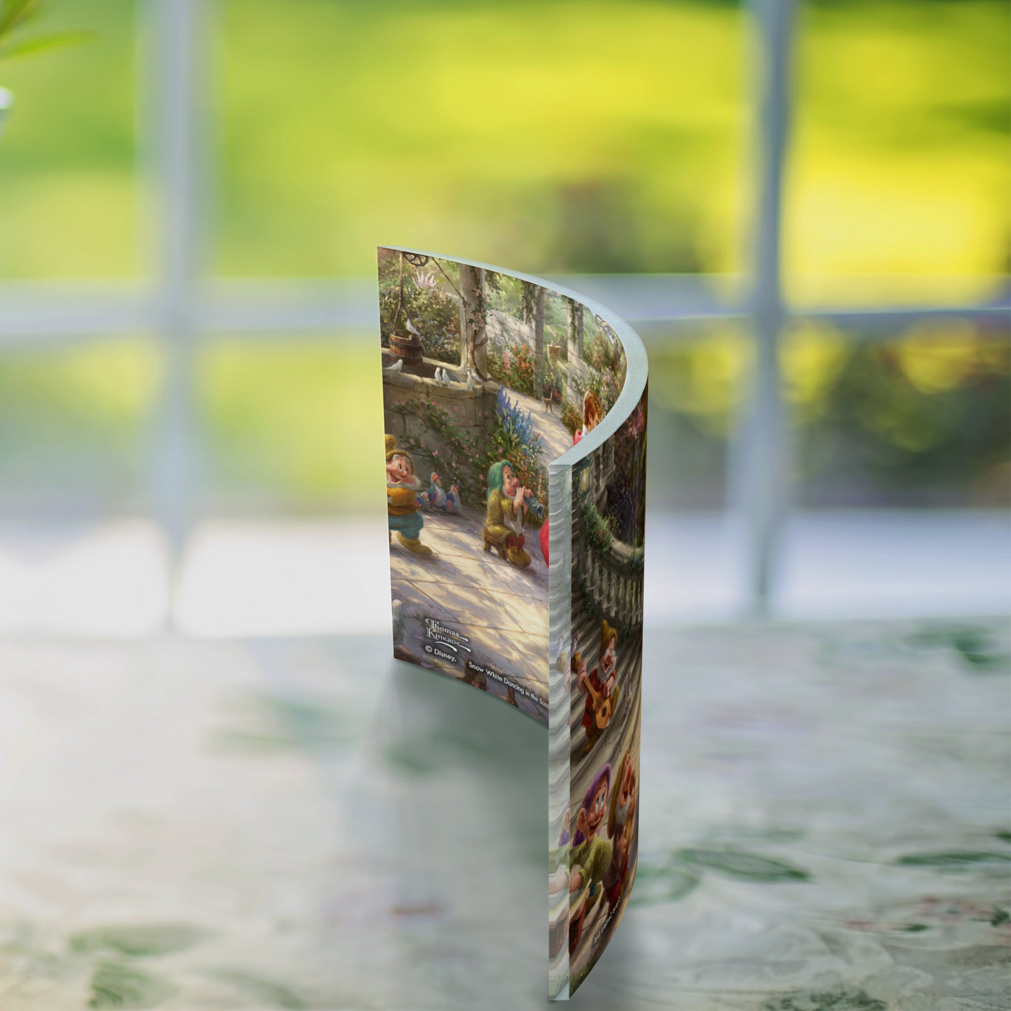 Disney (Snow White Dancing in the Sunlight) 7" x 5" Curved Acrylic Print ACP0705CUR330