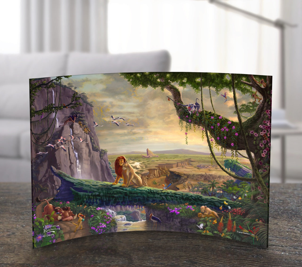 Disney (Lion King Return to Pride Rock) 7” x 5” Curved Acrylic Print ACP0705CUR480