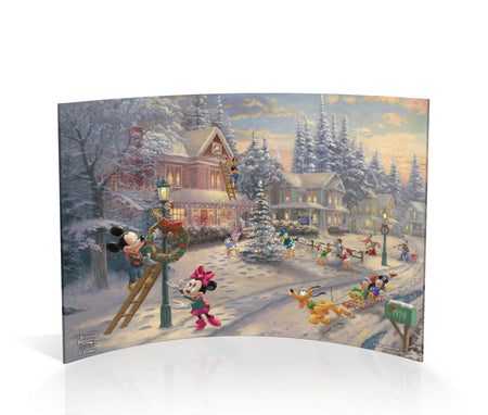 Disney (Mickeys Victorian Christmas) 7" x 5" Curved Acrylic Print ACP0705CUR499