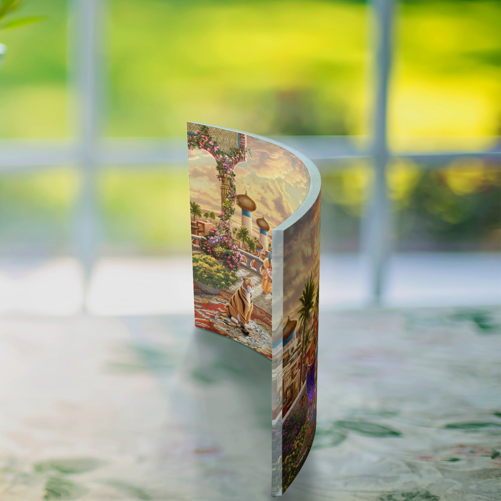 Disney (Jasmine Dancing in the Desert Sunset) 7" x 5" Curved Acrylic Print ACP0705CUR580
