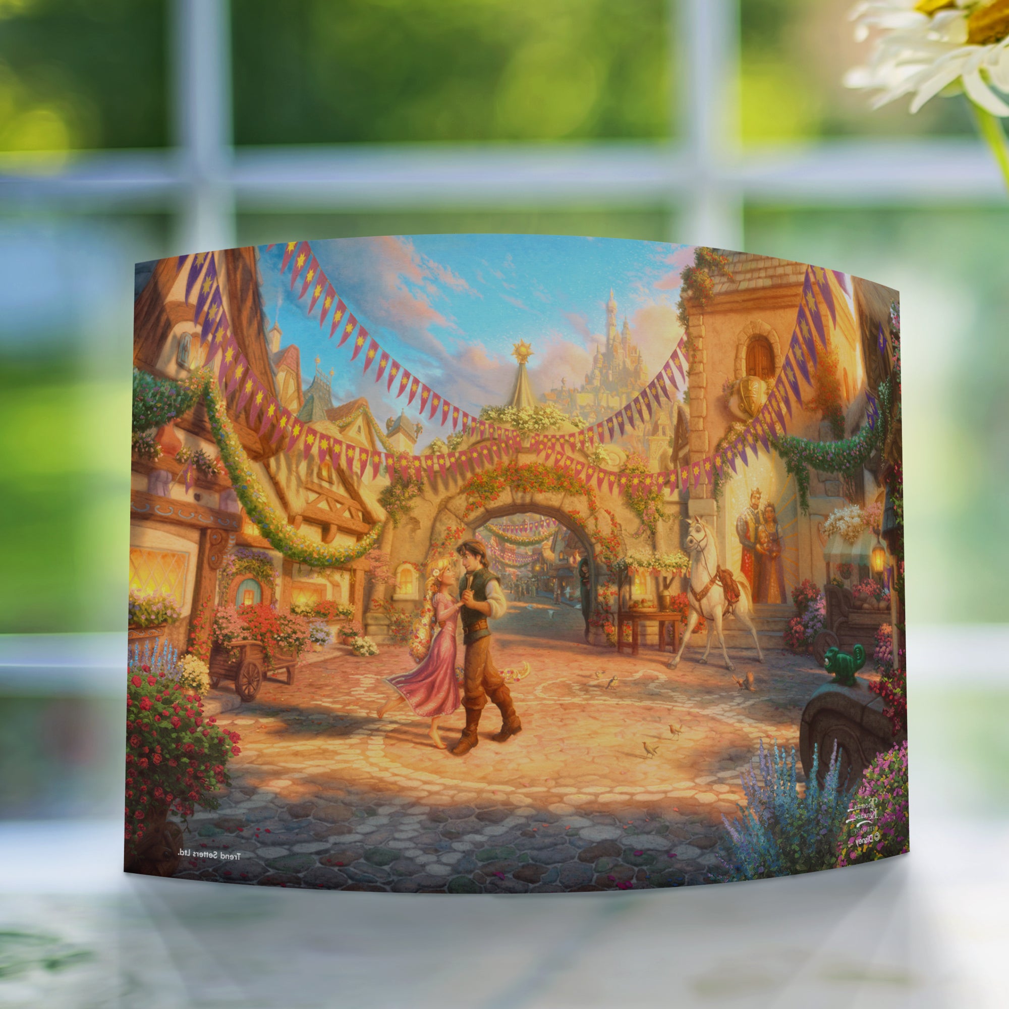 Disney (Rapunzel Dancing in the Sunlit Courtyard) 7" x 5" Curved Acrylic Print ACP0705CUR590