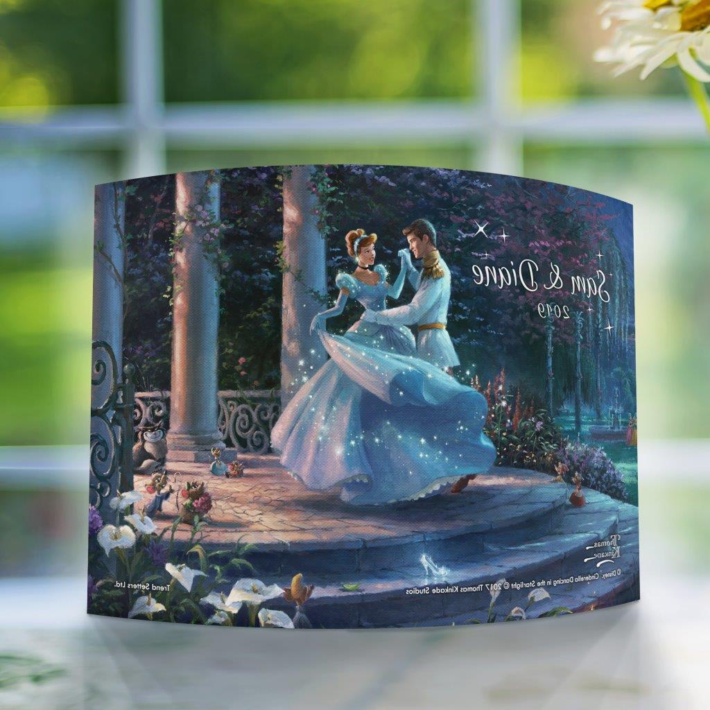 Disney (Cinderella Dancing in the Moonlight - Personalized) 7" x 5" Curved Acrylic Print ACP0705CUR395