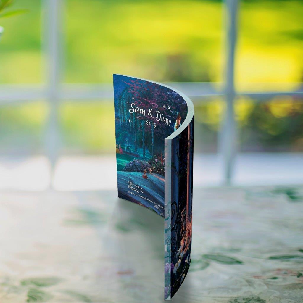 Disney (Cinderella Dancing in the Moonlight - Personalized) 7" x 5" Curved Acrylic Print ACP0705CUR395