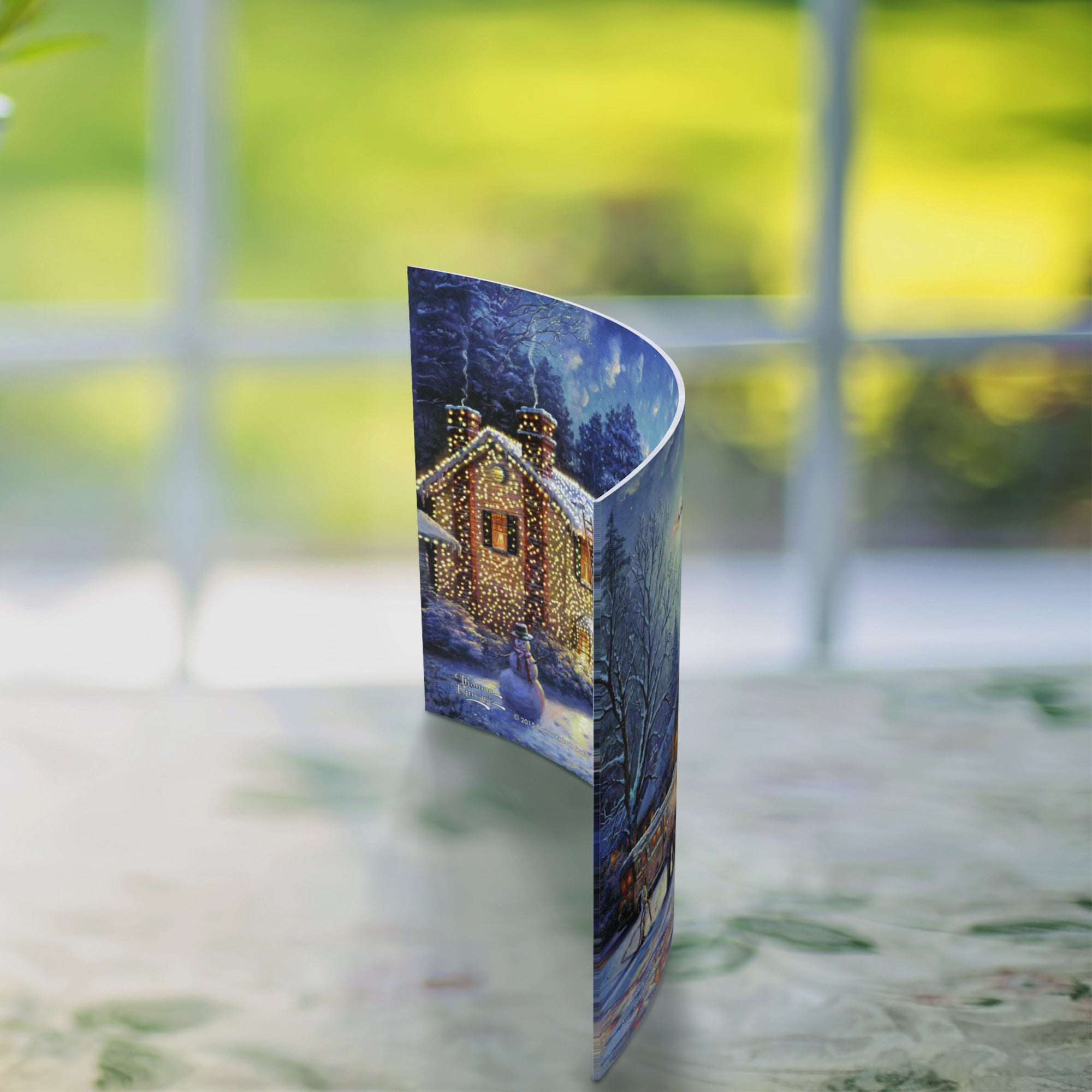 National Lampoons Christmas Vacation (Thomas Kinkade Studios Studios) 10" x 7" Curved Acrylic Print ACP1007CUR035