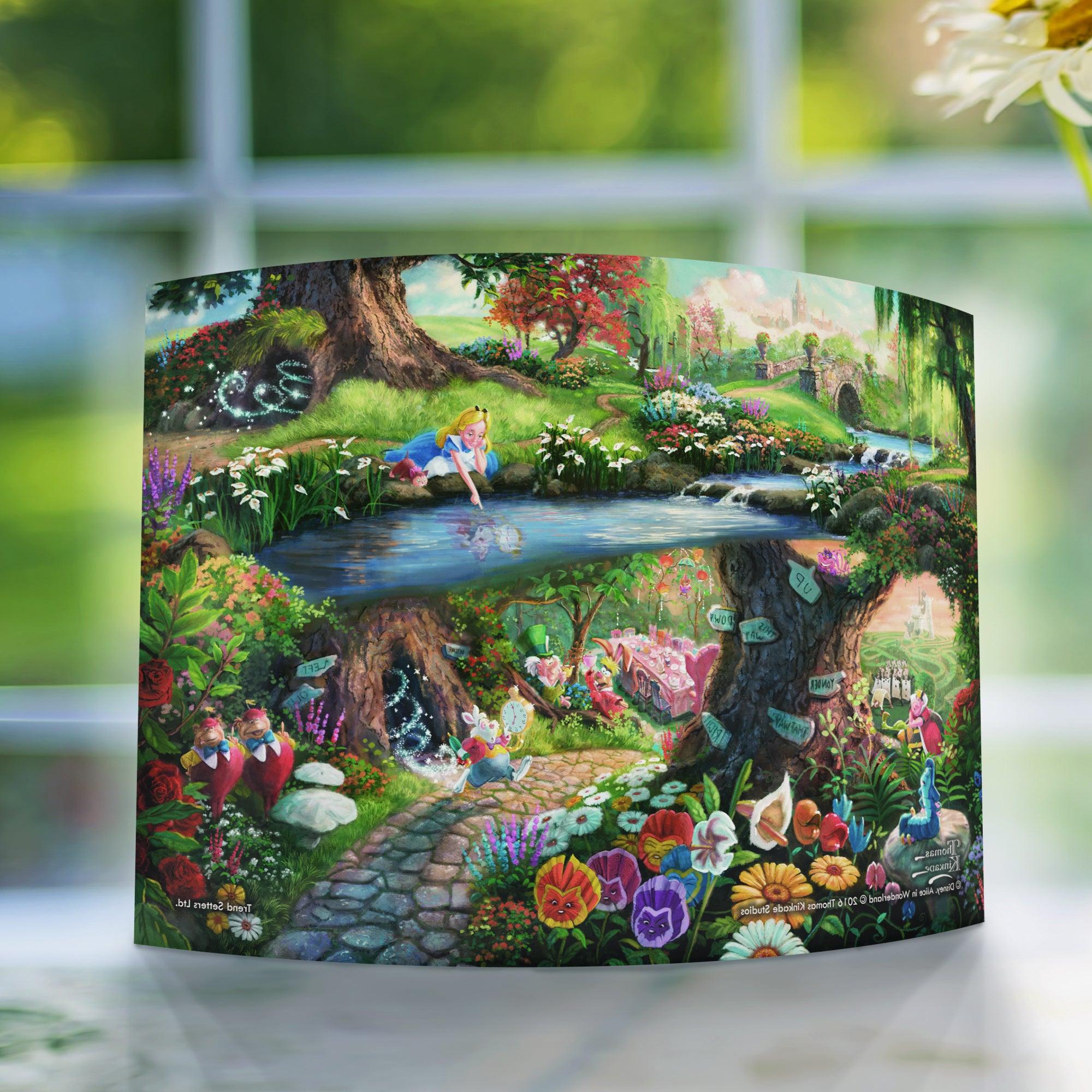 Disney (Alice in Wonderland) 10" x 7" Curved Acrylic Print ACP1007CUR036