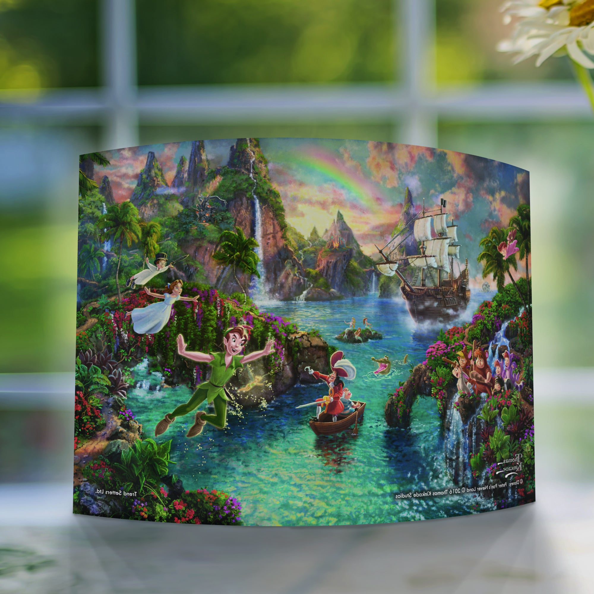 Disney (Peter Pans Never Land) 10" x 7" Curved Acrylic Print ACP1007CUR088