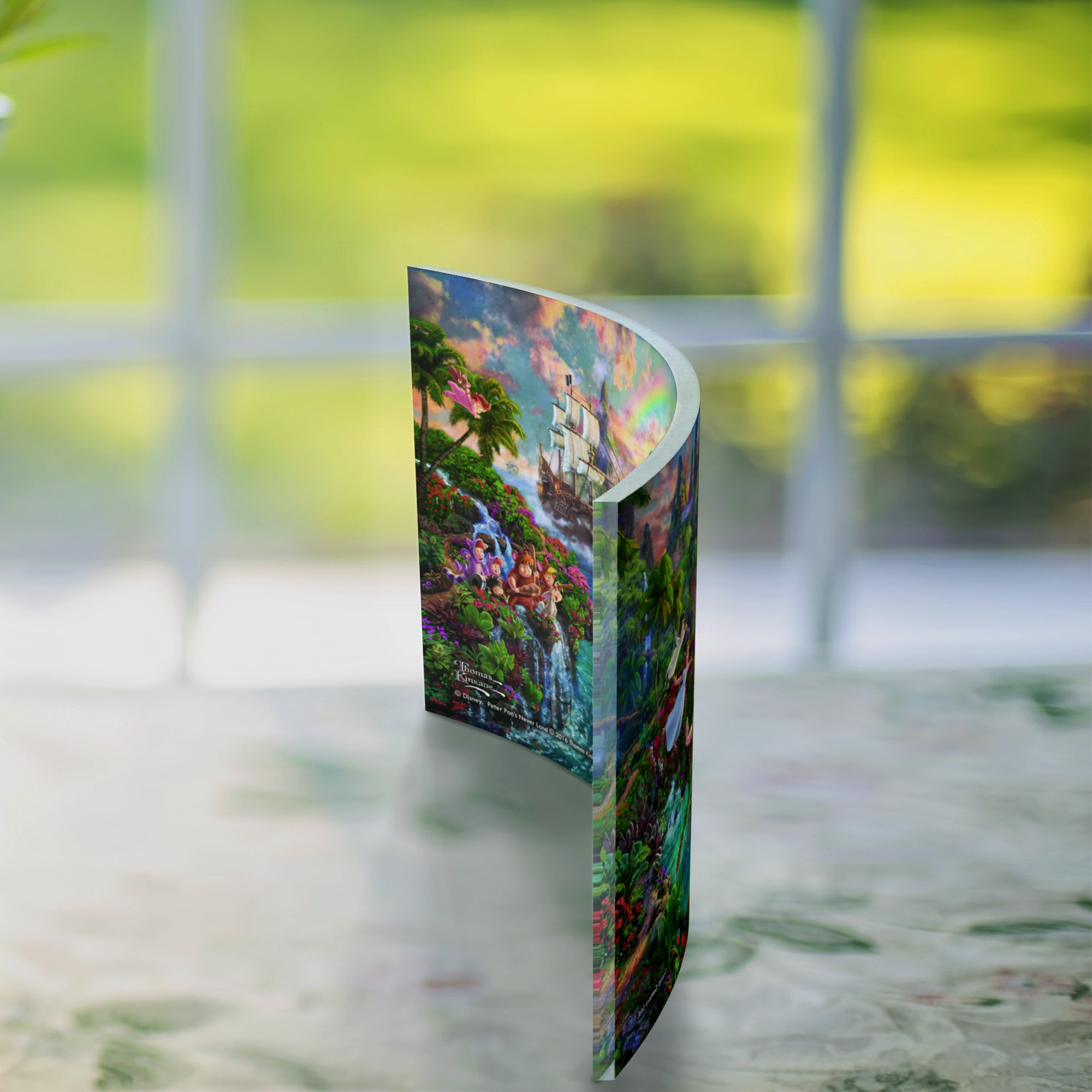 Disney (Peter Pans Never Land) 10" x 7" Curved Acrylic Print ACP1007CUR088